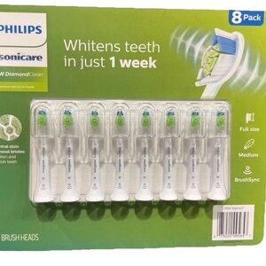 8-PACK - Philips Sonicare W Diamond Clean Replacement Electric Toothbrush Heads